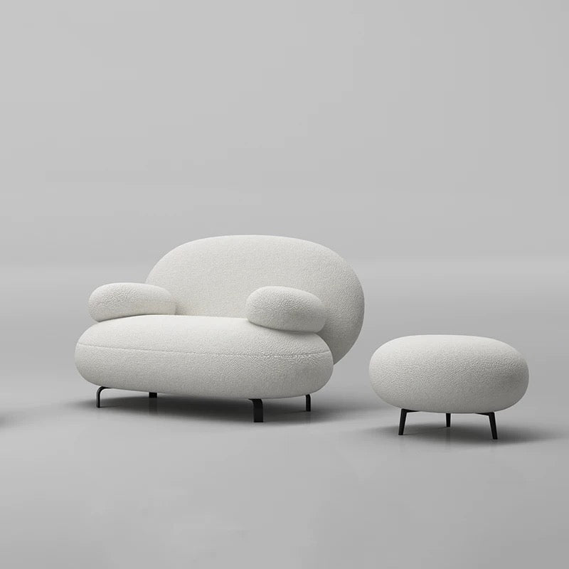 Elegante Velvet Lamb Sofa