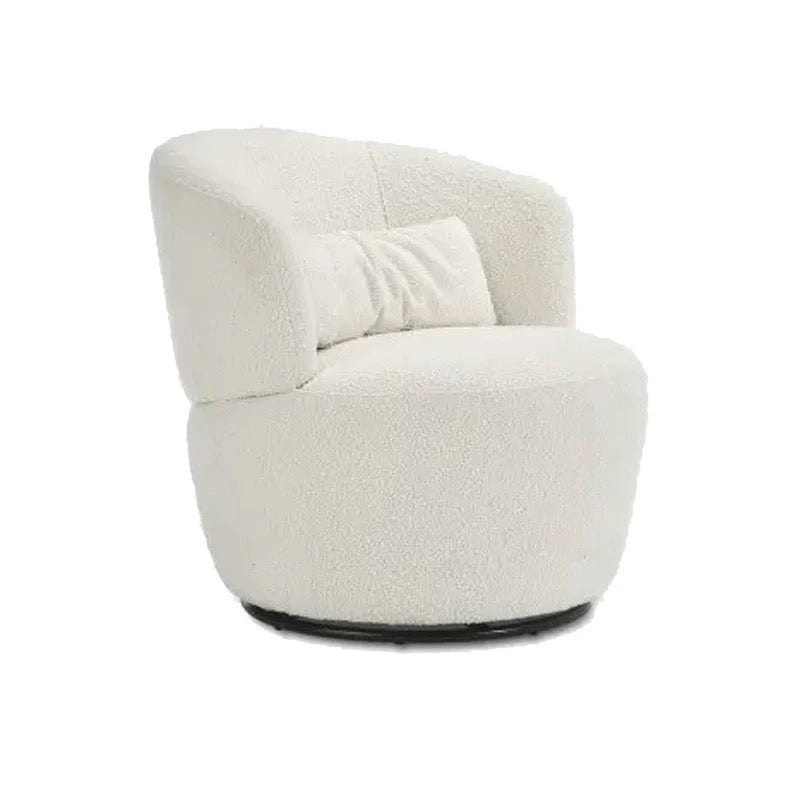 Velvet Fabric Swivel Chair