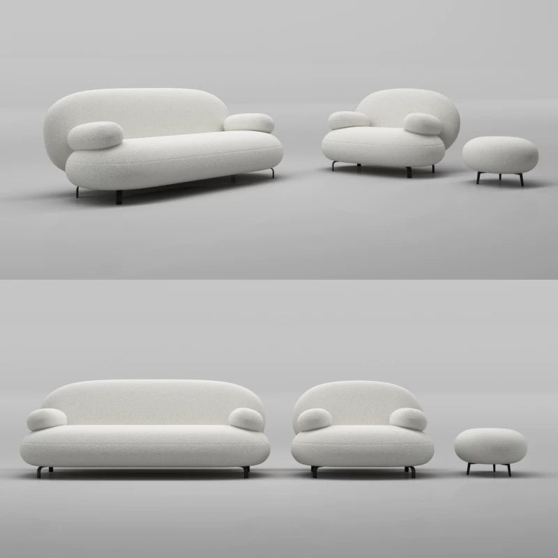 Elegante Velvet Lamb Sofa